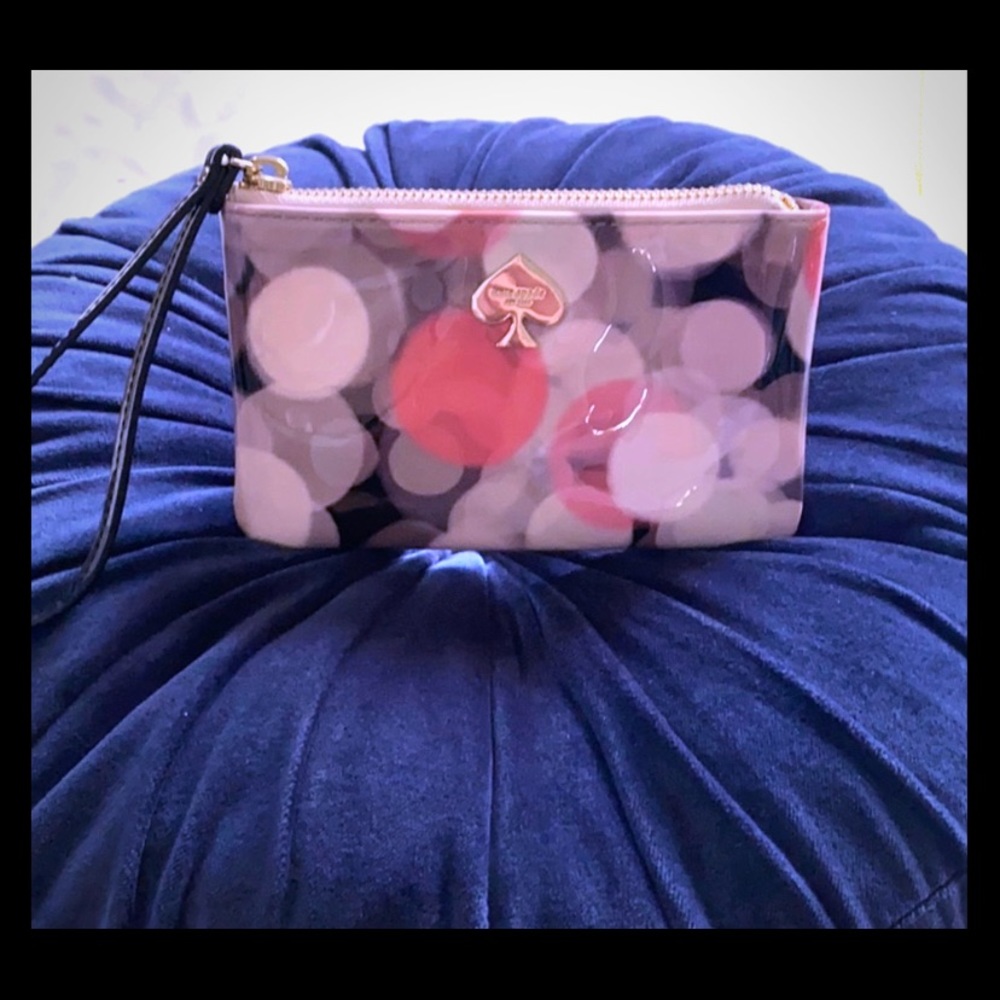 Authentic Kate Spade Faux Patent Leather Wristlet - Picture 1 of 5
